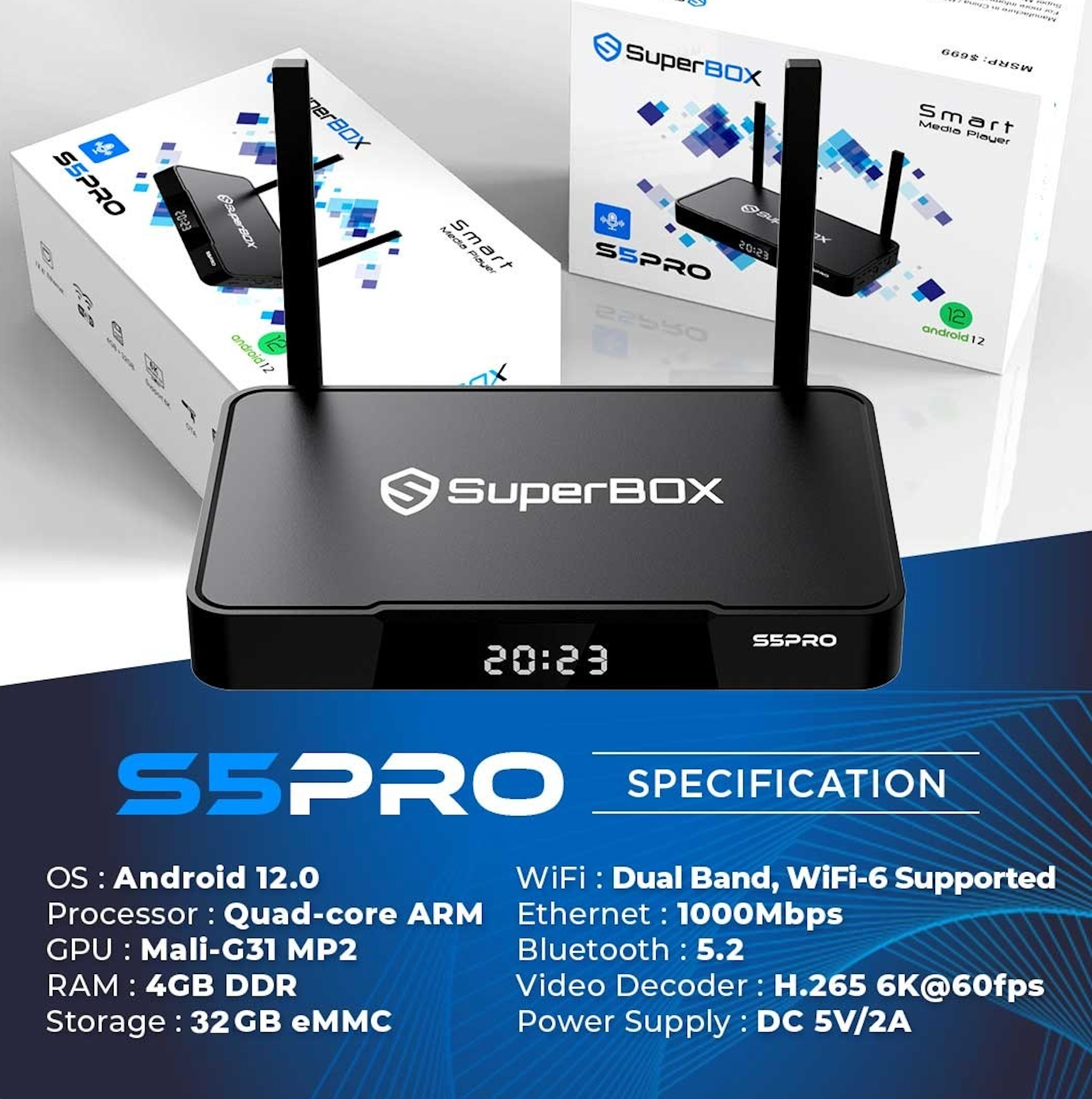 2024 Superbox S5 Pro Bundle (Newest)